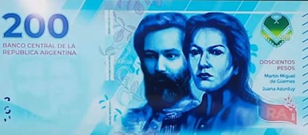 Nuevo Billete de $200.