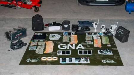 Operativo contra banda narco en Rosario: Foto: Gendarmería