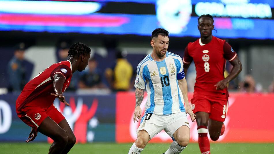 Lionel Messi en la Copa América 2024. Foto: REUTERS.