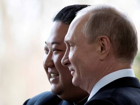 Putin y Kim Jong-Un. Foto: Reuters.
