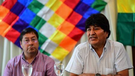 Evo Morales y Luis Arce. Foto: Reuters