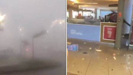 Vientos fuertes en Brasil por El Niño. Video: Twitter @alertamundial.