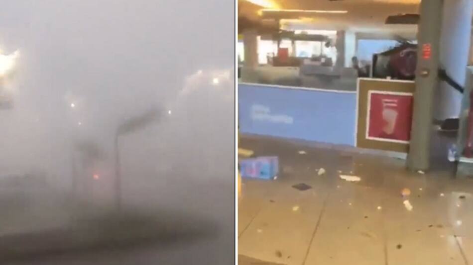 Vientos fuertes en Brasil por El Niño. Video: Twitter @alertamundial.