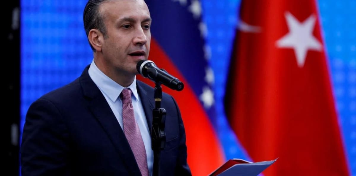 El ex ministro pero todavía vice presidente Tareck El Aissami, en enero pasado. Foto: Xinhua, Clarín