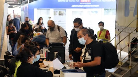 Aeropuerto, pandemia, foto NA