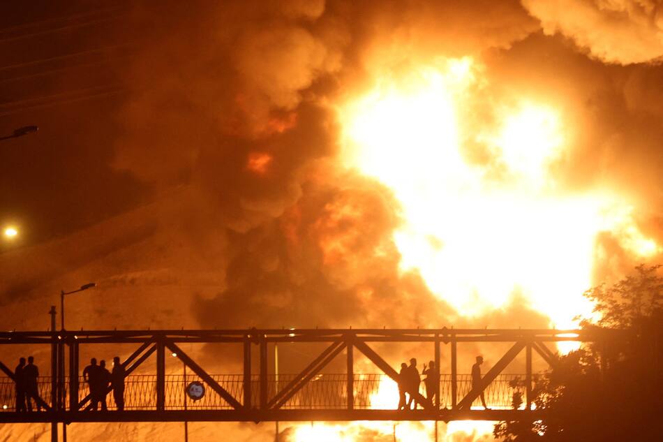Ataques de Israel contra Irán. Foto: Reuters/Majid Asgaripour/WANA