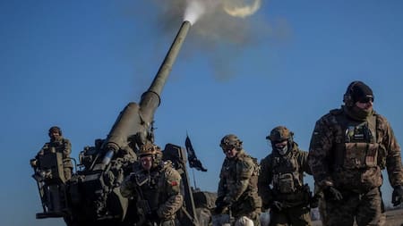 Bajmut, guerra en Ucrania. Foto: REUTERS