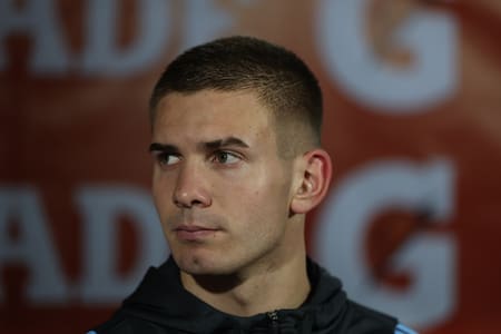 Franco Mastantuono. Foto: Reuters/Pablo Sanhueza.