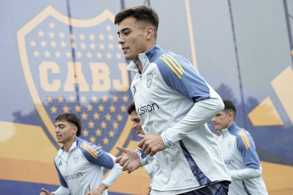 Entrenamiento de Boca. Foto: X @BocaJrsOficial