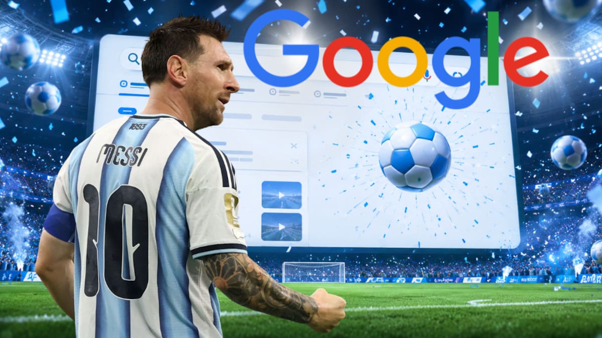 Google celebró el nuevo récord de Messi con una sorpresa para millones de usuarios: qué aparece al buscar su nombre