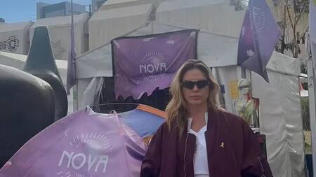 El viaje de Emilia Attias a Israel: recorrió los túneles donde retuvieron a los secuestrados y se reunió con los familiares