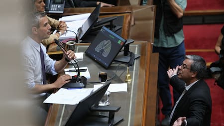 Debate en Diputados de la Ley Ómnibus. Foto: NA.