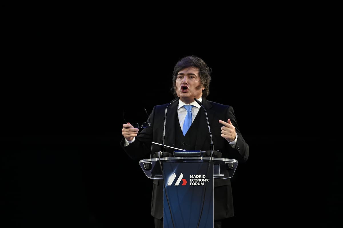 Javier Milei en el Foro Económico de Madrid