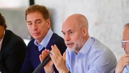 Diego Santilli y Horacio Rodríguez Larreta, NA