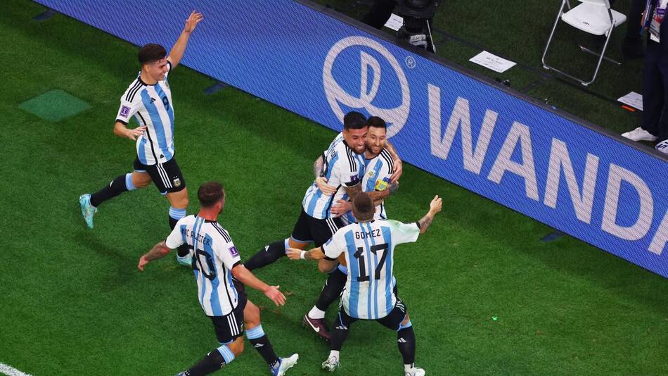 Festejo gol Messi. Foto: Reuters