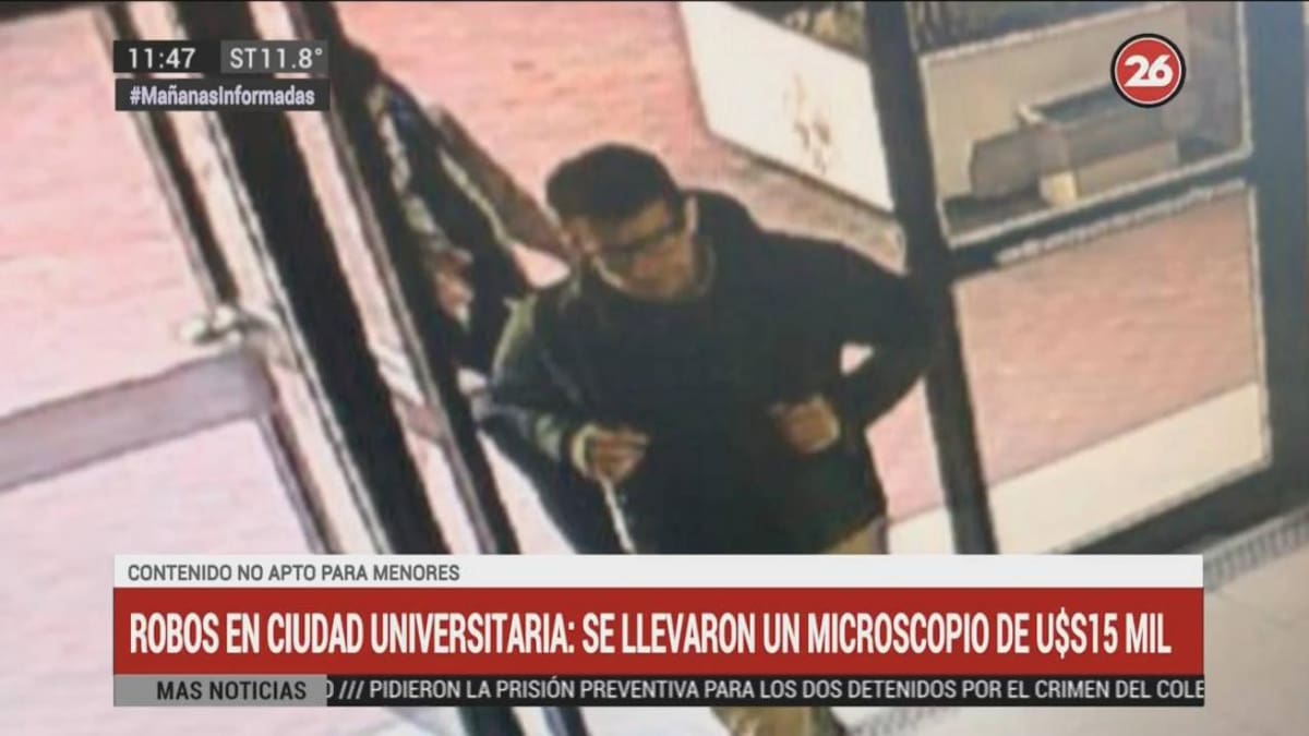 Robo de valioso microscopio en Ciudad Universitaria (Canal 26)