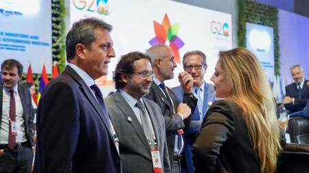 Sergio Massa en el G20. Foto: Prensa.