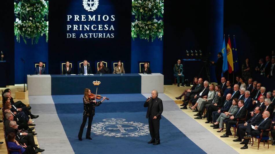 Joan Manuel Serrat, Premio Princesa de Asturias de las Artes 2024. Foto: EFE
