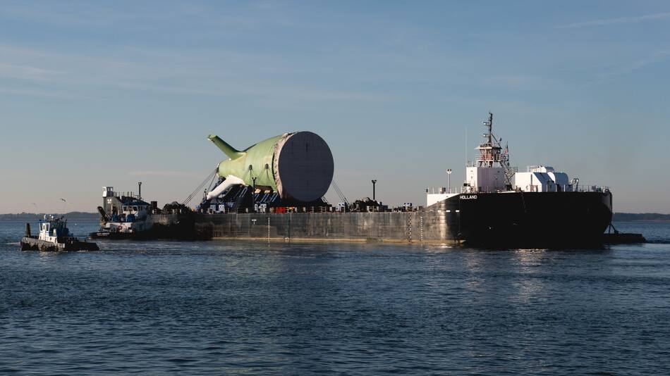 El nuevo submarino clase Columbia de Estados Unidos. Foto: X @WeAreHII