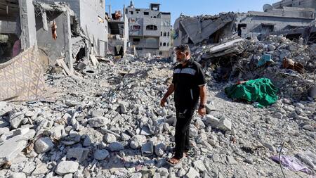 Guerra en Franja de Gaza. Foto: Reuters.