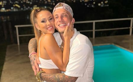 Barby Silenzi y El Polaco. Foto: Instagram.