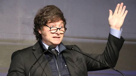 Javier Milei habló ante el Council of the Americas. Foto: Prensa Presidencia