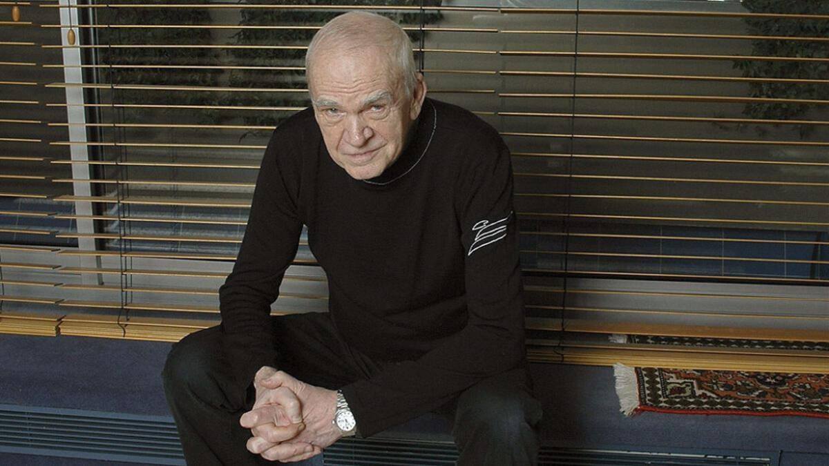 Milan Kundera, escritor. Foto: EFE