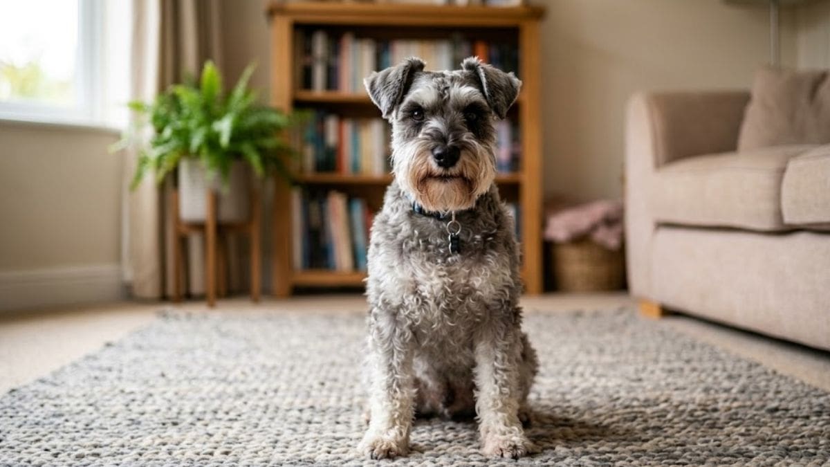 El schnauzer es uno de los perros más elegidos para departamento.