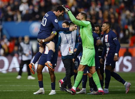 Lionel Messi, el salvador de PSG ante Lille. Foto: Reuters.