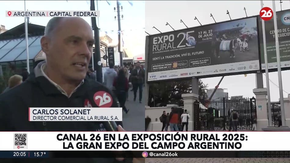 Canal 26 en la Exposición Rural 2025