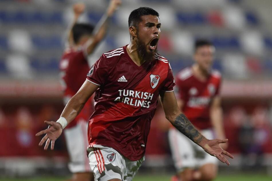 Paulo Díaz, River Plate, Copa Libertadores. Foto: Twitter @RiverPlate.