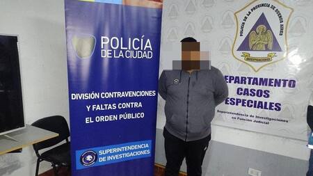 Detenido por afiches contra Cristina Fernández de Kirchner.