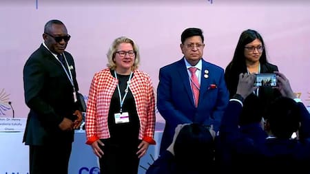 La COP27 anuncia el Global Shield Against Climate Risks. Foto: Reuters.