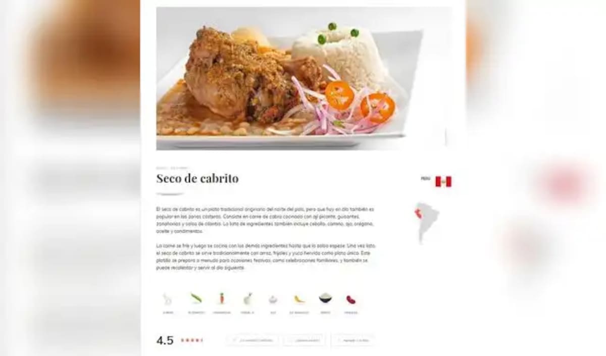 Seco de cabrito.