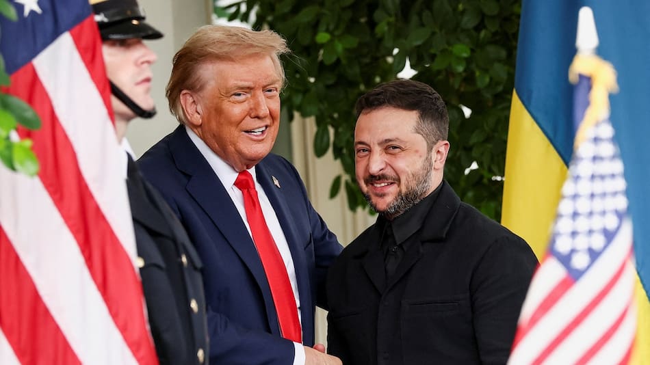 Donald Trump y Volodímir Zelenski en la Casa Blanca.
