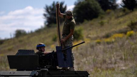 Soldados ucranianos llevan adelante su ofensiva en Kursk. Foto: Reuters.