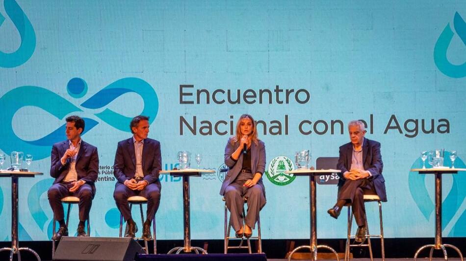 Malena Galmarini, AySA. Foto: prensa.