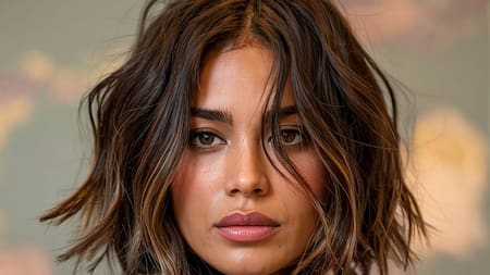 Corte de pelo Shaggy bob.