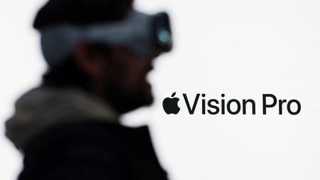 Las gafas Vision Pro de Apple. Foto: Reuters