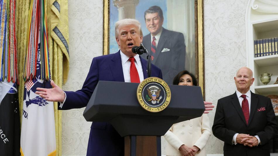 Donald Trump, presidente de Estados Unidos. Foto: REUTERS/Leah Millis.