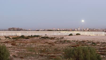 Ataque del Ejército de Israel en Rafah, en la frontera de Gaza con Egipto. Foto: REUTERS.