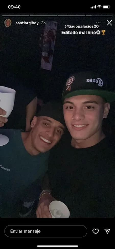 La historia que compartió Tiago Palacios antes del accidente. Foto: NA.