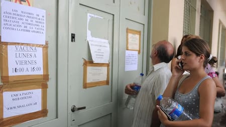 Fiebre amarilla en Argentina