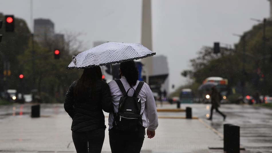Alerta amarilla; lluvias; tormentas. Foto: NA.