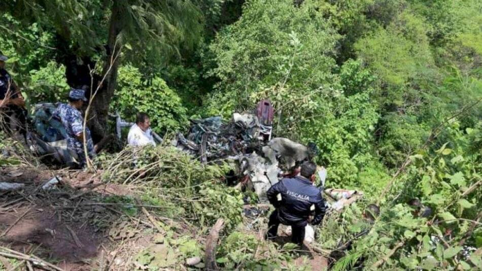 Accidente aéreo en México, muerte de cuatro funcionarios