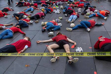 Protestas en París. Foto: EFE.