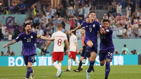 Argentina vs Polonia, Mundial Qatar 2022. Foto: REUTERS