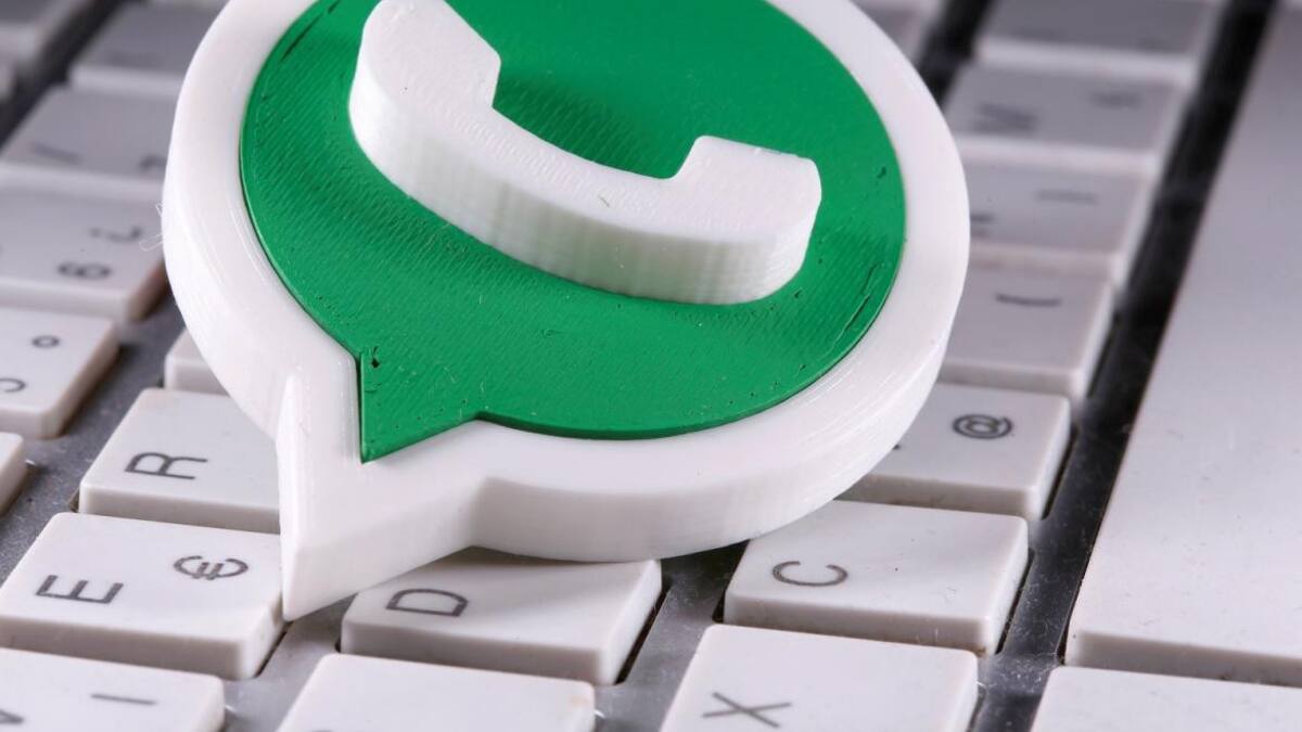 WhatsApp logo, REUTERS