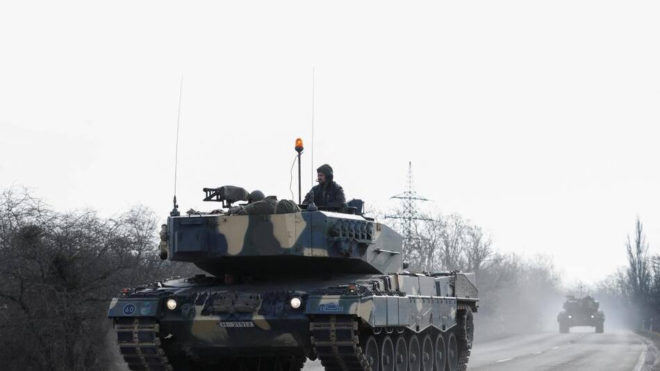 Guerra entre Rusia y Ucrania, tanques ucranianos, Reuters