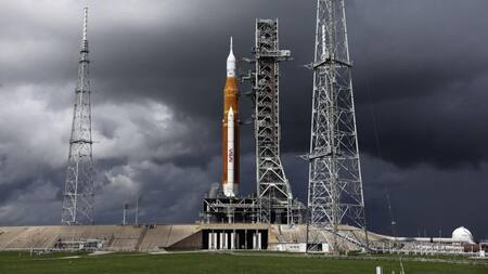 Intento de despegue para el Artemis I. Foto: REUTERS